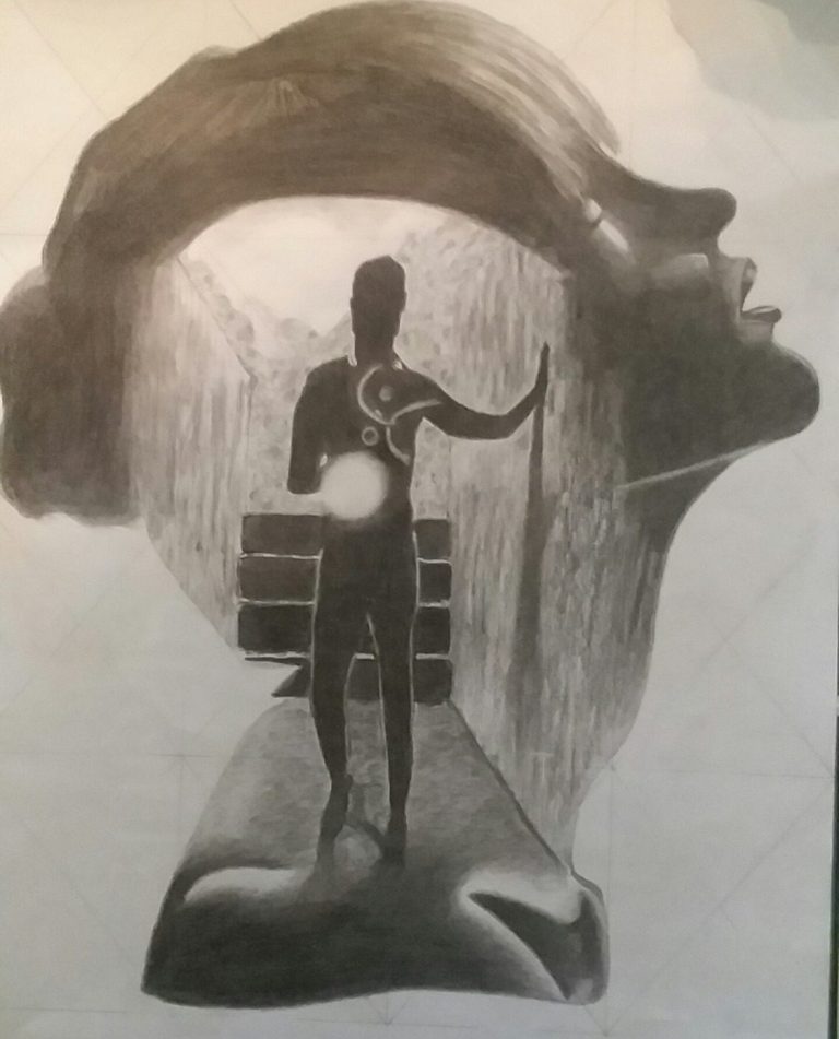 Drawing from Art Class - Red Rocks Community College